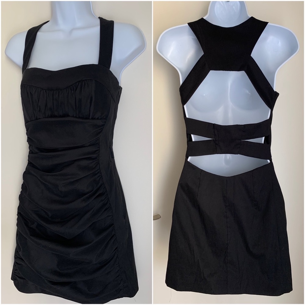 Jessica McClintock Little Black Dress LBD 4P